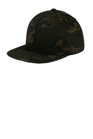 Sport-Tek® Yupoong® Flat Bill Snapback Cap. STC19