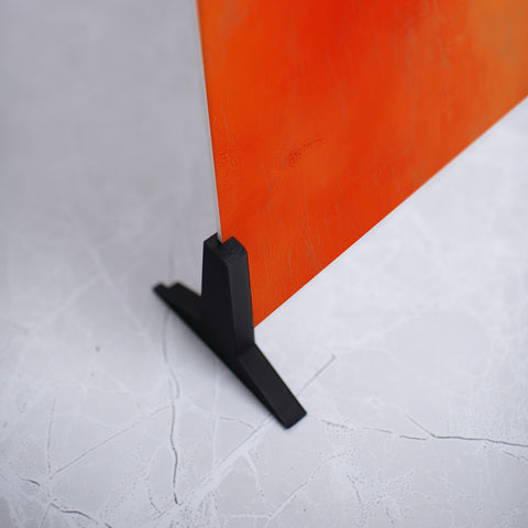 Rustic bold Blazing Orange