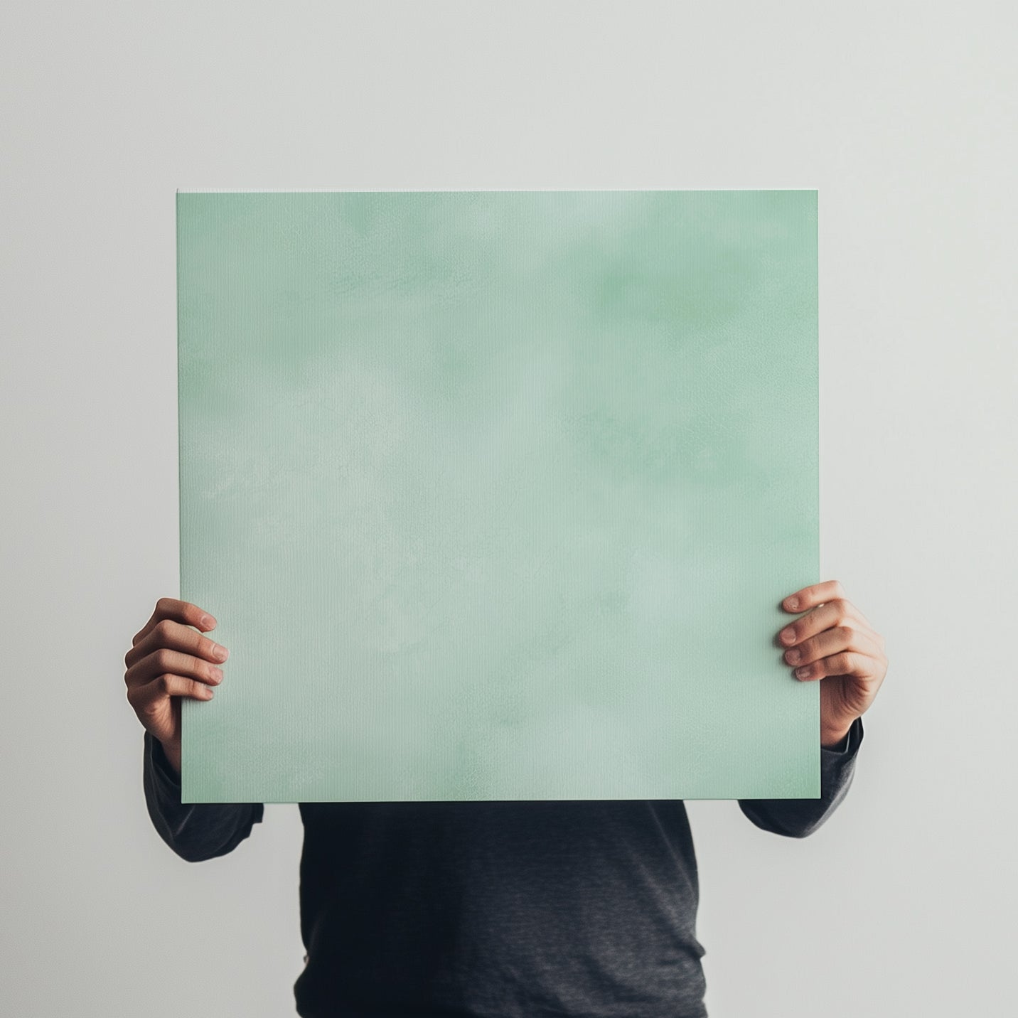 Textured pale Frosted Mint