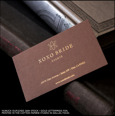 Foil Stamped Business Cards