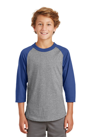 Sport-Tek® Youth Colorblock Raglan Jersey.  YT200