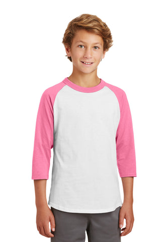 Sport-Tek® Youth Colorblock Raglan Jersey.  YT200