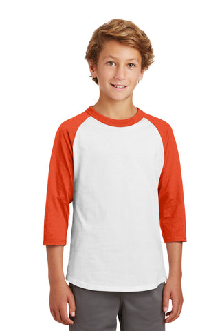 Sport-Tek® Youth Colorblock Raglan Jersey.  YT200