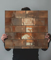 Iconic Copper Metallic Subway