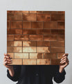 Stylish Copper Metallic Subway
