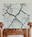 Modern Cracked Marble