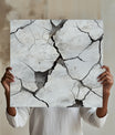 Stylish Cracked Marble