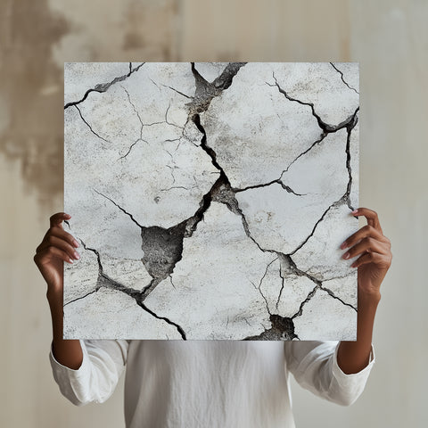 Stylish Cracked Marble