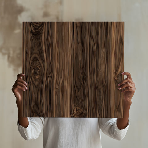 Striking Dark Walnut Wood