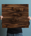 Vibrant Dark Walnut Wood