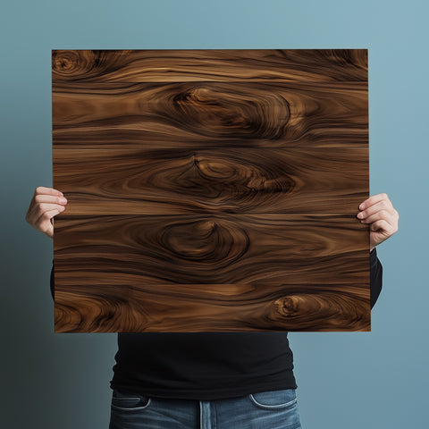 Vibrant Dark Walnut Wood