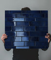 Whimsical Deep Blue Metallic