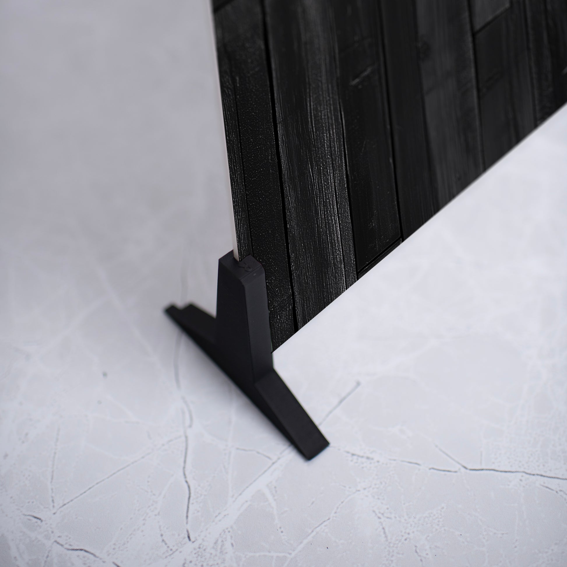 Classic Distressed Black Wood