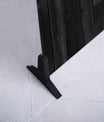 Classic Distressed Black Wood