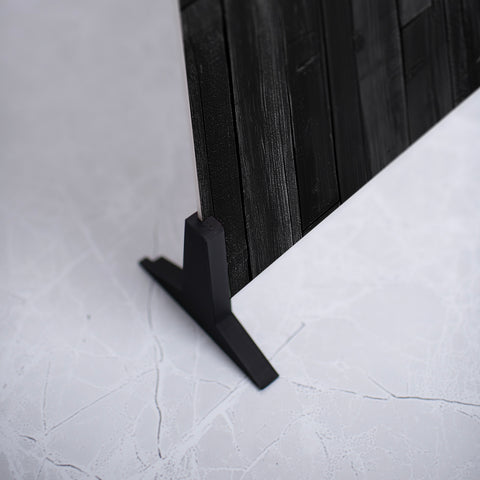 Classic Distressed Black Wood