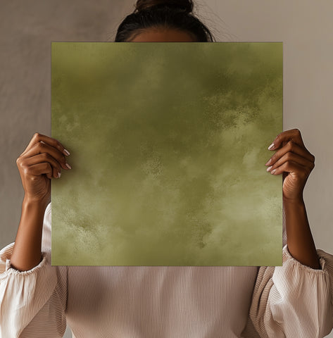 Structured Earthy Olive Green