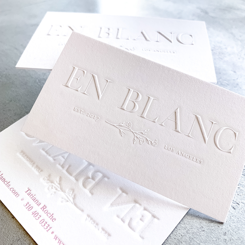 Letterpress Business Cards