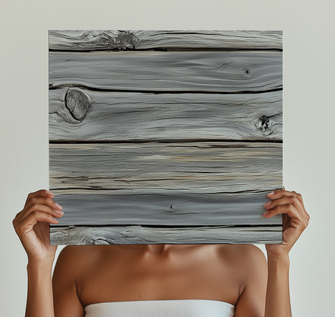 Vibrant Grey Driftwood Plank