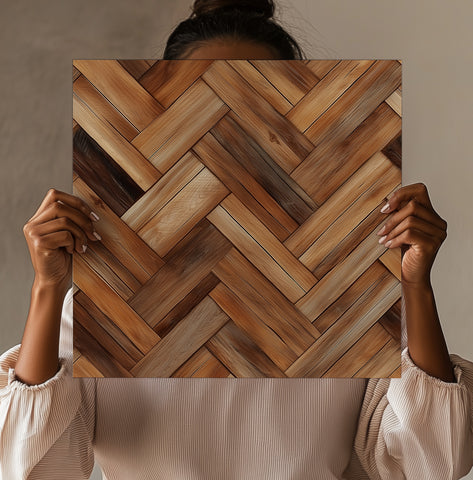 Enchanting Herringbone Wood