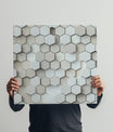 Lustrous Hexagonal Patterns