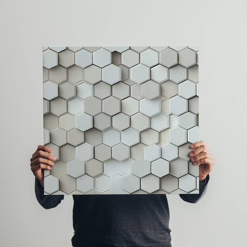 Lustrous Hexagonal Patterns