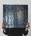Polished Metallic Pewter Feat
