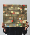Intricate Metallic Subway Tile