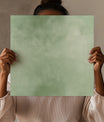 Textured Muted Sage Green Soft