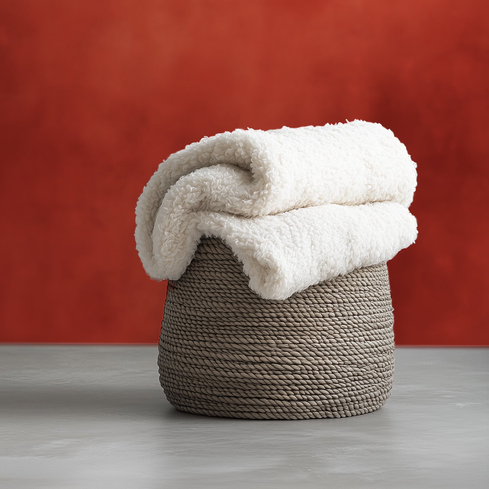Lustrous Rich Terracotta Red