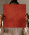 Lustrous Rich Terracotta Red