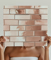 Minimalist Rose Gold Metallic