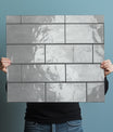Lustrous Silver Foil Metallic