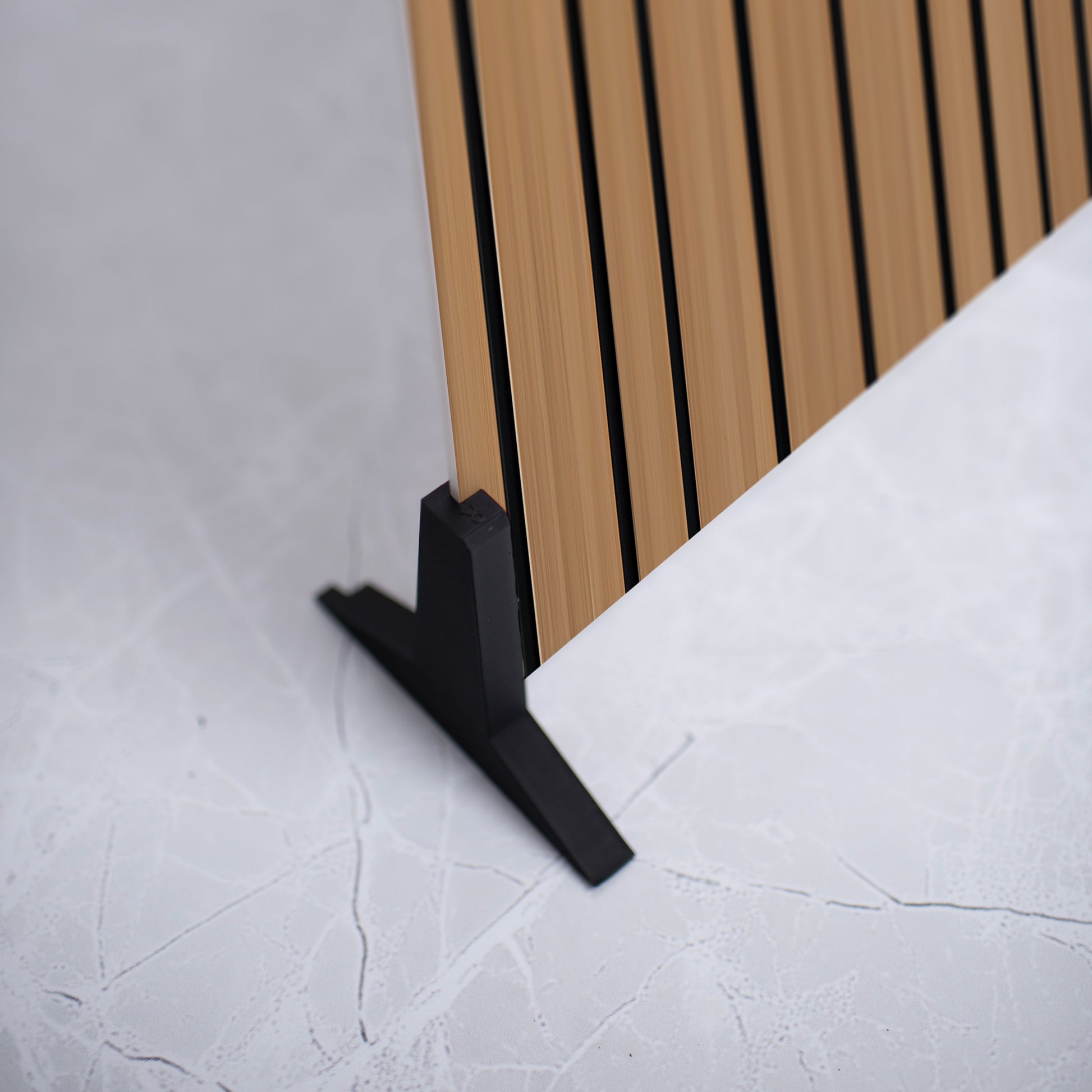Grounded Slat Wall Panels