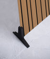 Grounded Slat Wall Panels