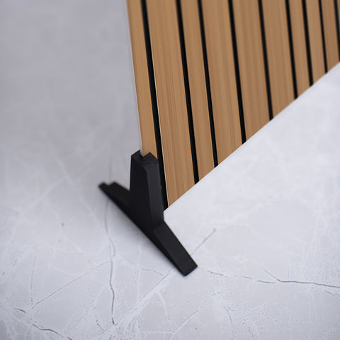 Grounded Slat Wall Panels