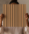 Grounded Slat Wall Panels