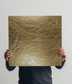 Elegant Gold Metallic Leather
