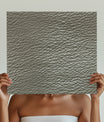 Minimalist Champagne Metallic Leather