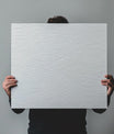 Polished White Leather