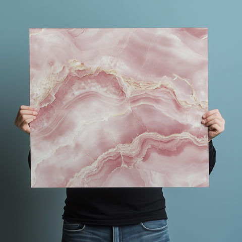 Graceful Soft Pink Marble