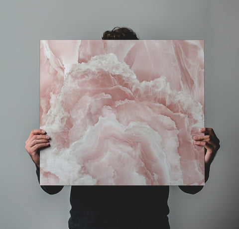 Enchanting Soft Pink Marble