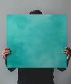 Textured vibrant Emerald Turquoise