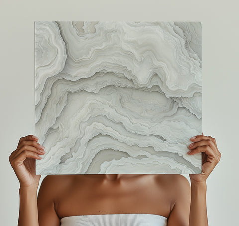 Enchanting White Marble