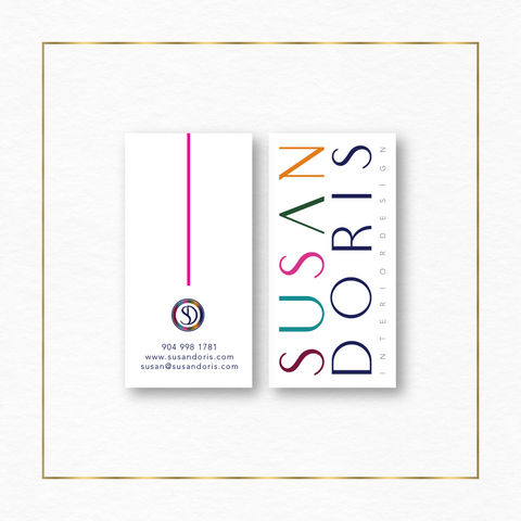 Custom Letterpress Business Card Design Designer